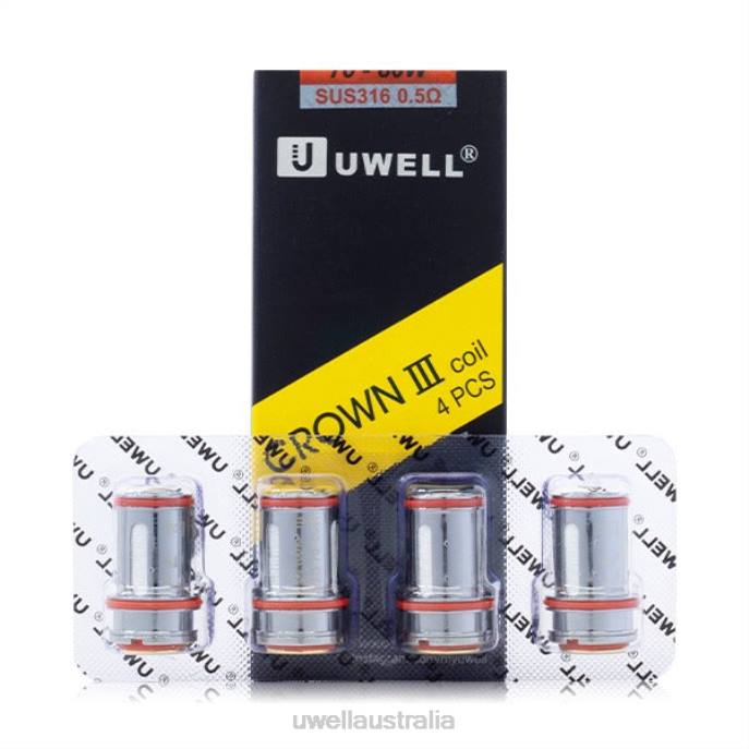 UWELL Australia - UWELL CROWN 3 COILS (4-PACK) 0.25ohm 448N91