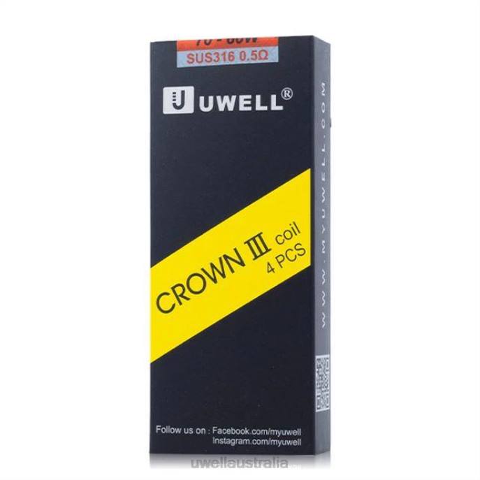 UWELL Melbourne - UWELL CROWN 3 COILS (4-PACK) UN2 Mesh 0.23ohm 448N94