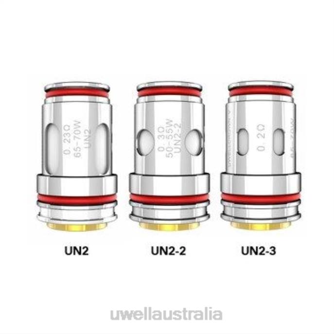 UWELL vape Brisbane - UWELL CROWN V COIL | 4-PACK UN2 Meshed 0.23ohm 448N67