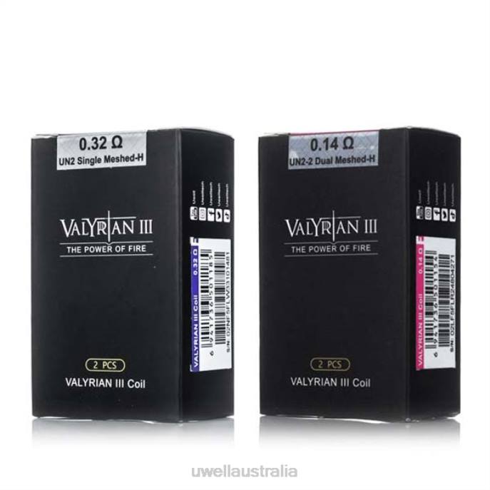 UWELL vape nicotine - UWELL VALYRIAN 3 REPLACEMENT COILS | 2-PACK FeCrAI 0.14ohm 448N20