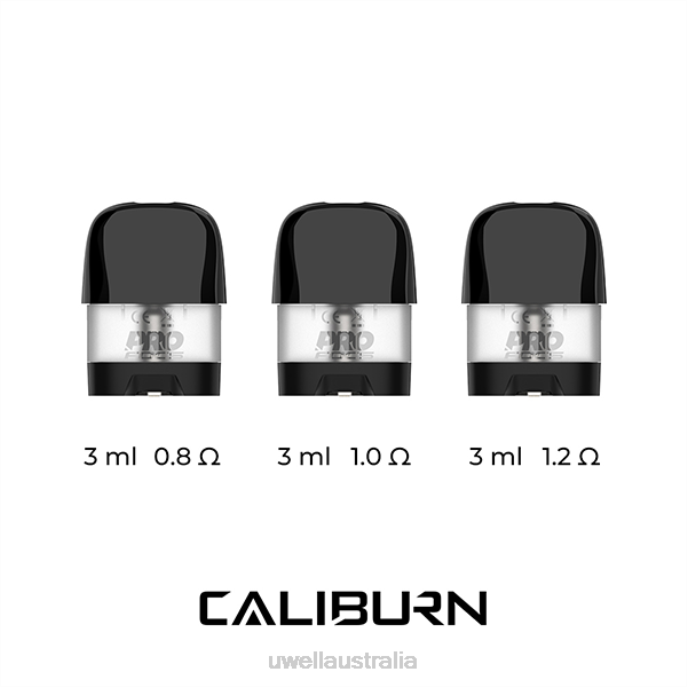 UWELL Sydney - UWELL CALIBURN X REPLACEMENT PODS | 2-PACK 3mL Empty Pod Cartridge 448N45
