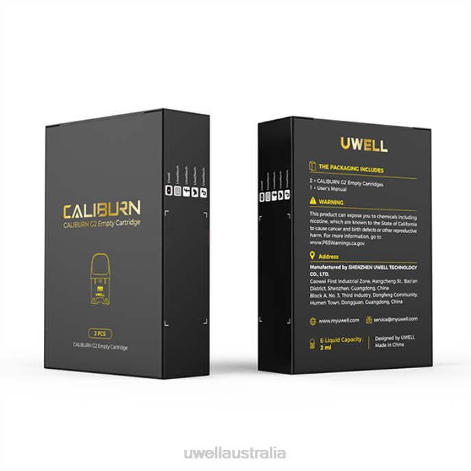 UWELL vape Brisbane - UWELL CALIBURN G2 REPLACEMENT PODS 2-Pack 448N17