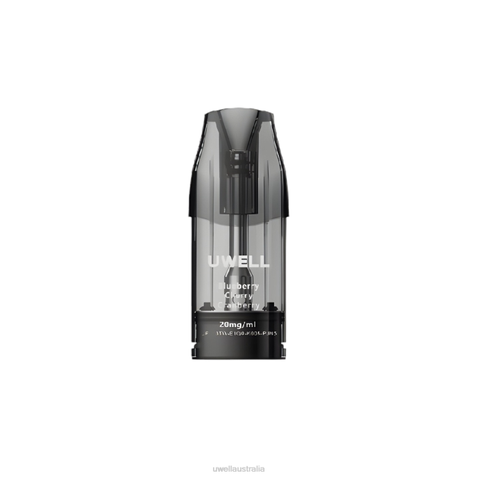 UWELL Australia - UWELL DQ600 PREFILLED FLAVORS DISPOSABLE POD Blueberry Cherry Cranberry 448N341