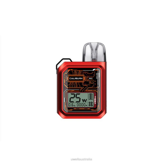 UWELL disposable vape - UWELL CALIBURN GK3 POD SYSTEM Red 448N172