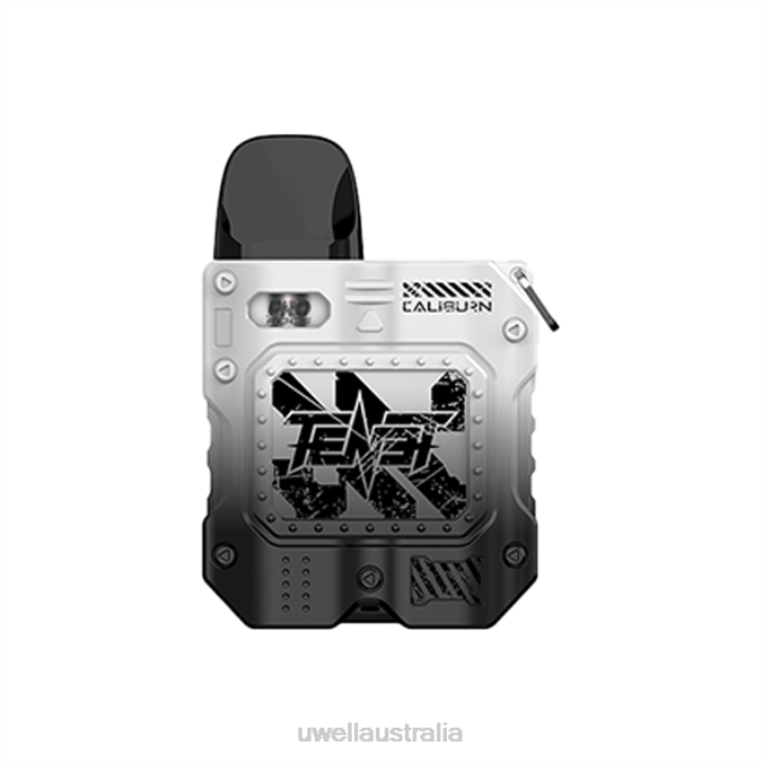 UWELL disposable vape - UWELL CALIBURN TENET KOKO POD KIT Black & White 448N192