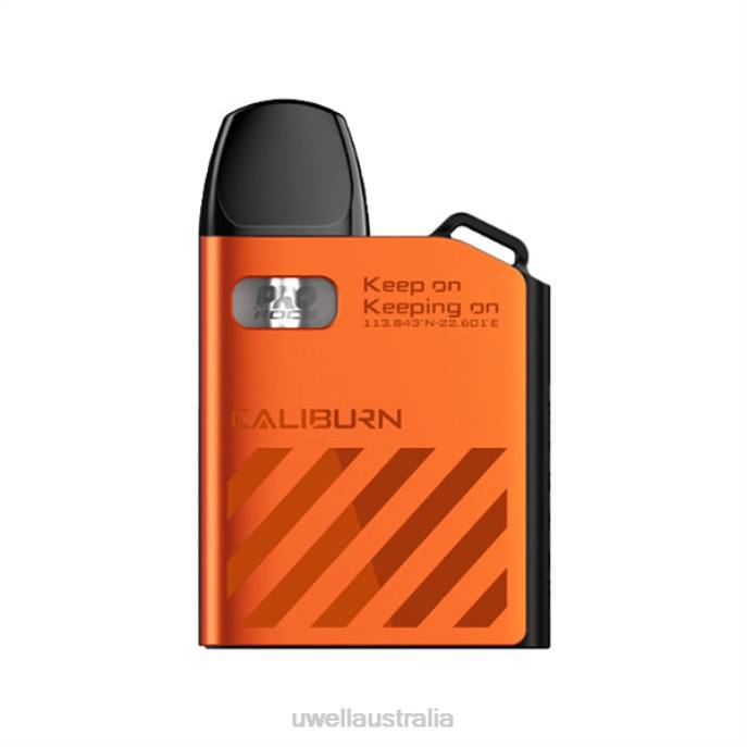 UWELL vape Brisbane - UWELL CALIBURN AK2 KIT | 15W Neon Orange 448N87