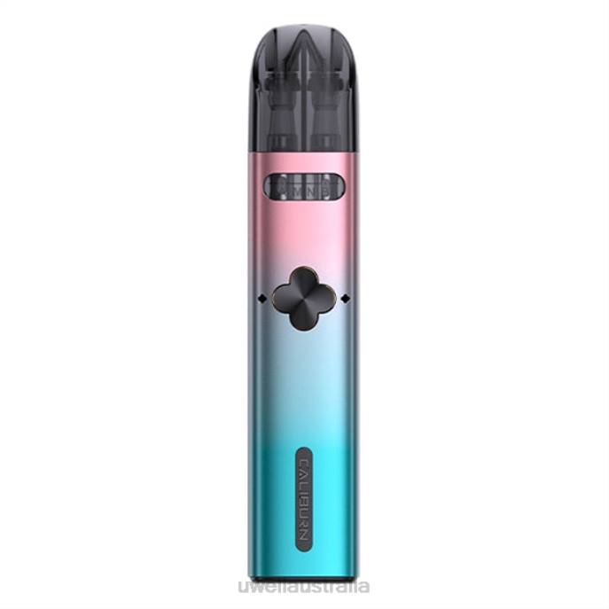 UWELL vape Brisbane - UWELL CALIBURN EXPLORER KIT (POD SYSTEM) Pink/Cyan 448N167