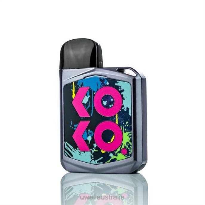 UWELL vape nicotine - UWELL CALIBURN KOKO PRIME POD KIT 15W Grey 448N180