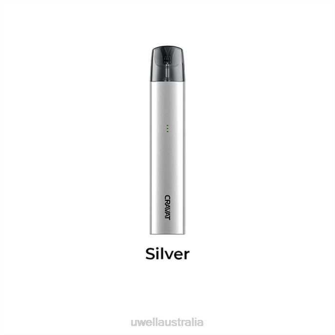 UWELL vape flavours - UWELL CRAVAT POD SYSTEM Silver 448N79