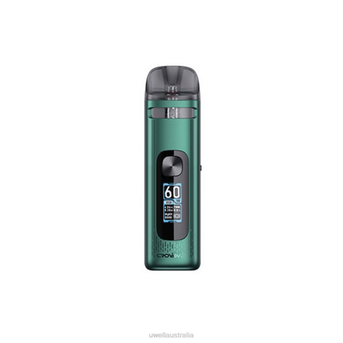 UWELL vape Australia - UWELL CROWN X KIT POD SYSTEM Green 448N236