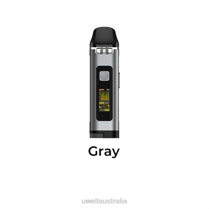 UWELL vape nicotine - UWELL CROWN D POD KIT Grey 448N120