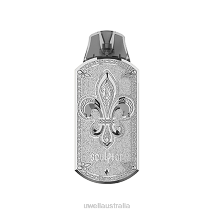 UWELL vape Australia - UWELL SCULPTOR POD SYSTEM Silver 448N16