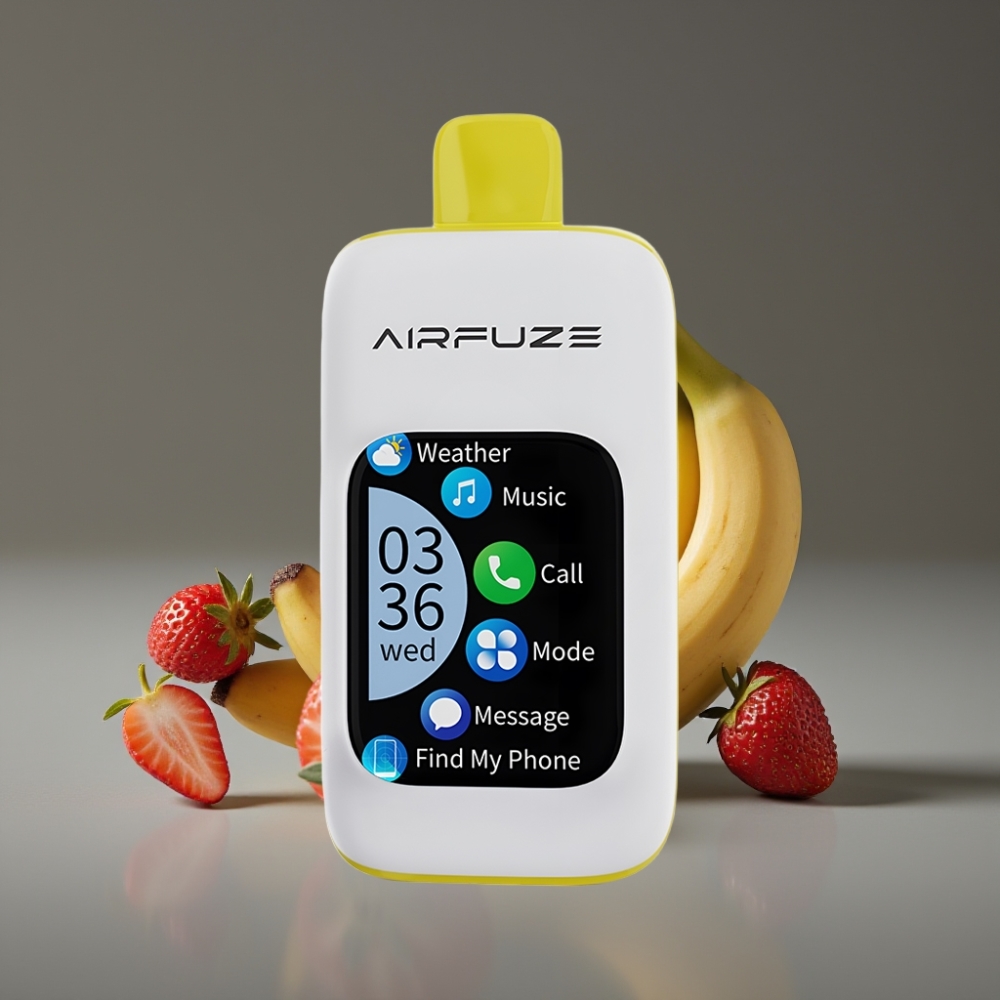 AirFuze Smart 30000 Puffs Strawberry Banana 5% TFT Touch