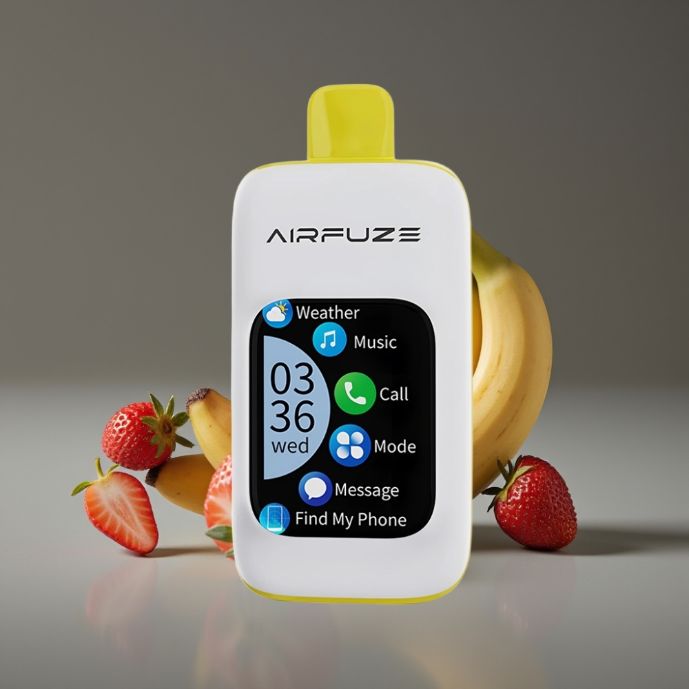 AirFuze Smart Pro 40000 Puffs Strawberry Banana 20ML 900mAh Wireless