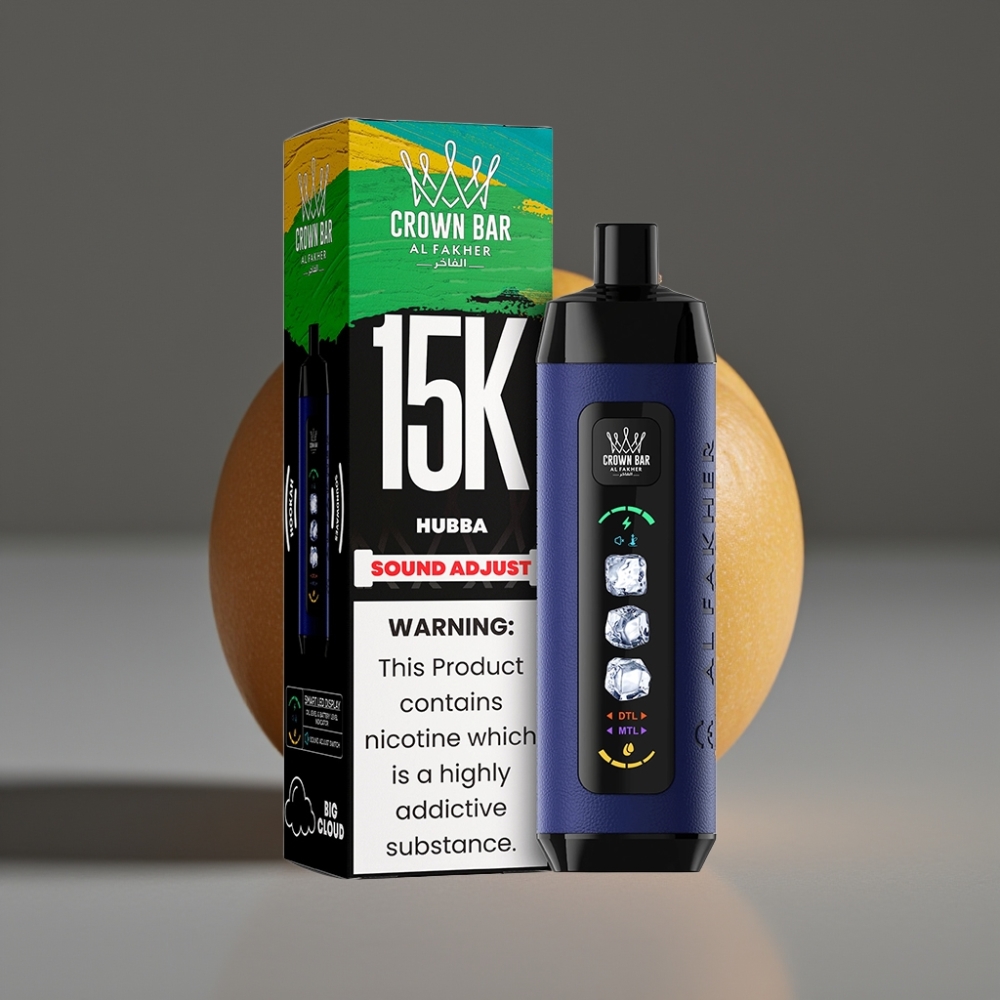 Al Fakher 15k Ice Adjust Clouds 15000 Puffs 22ml Mesh Disposable Hubba
