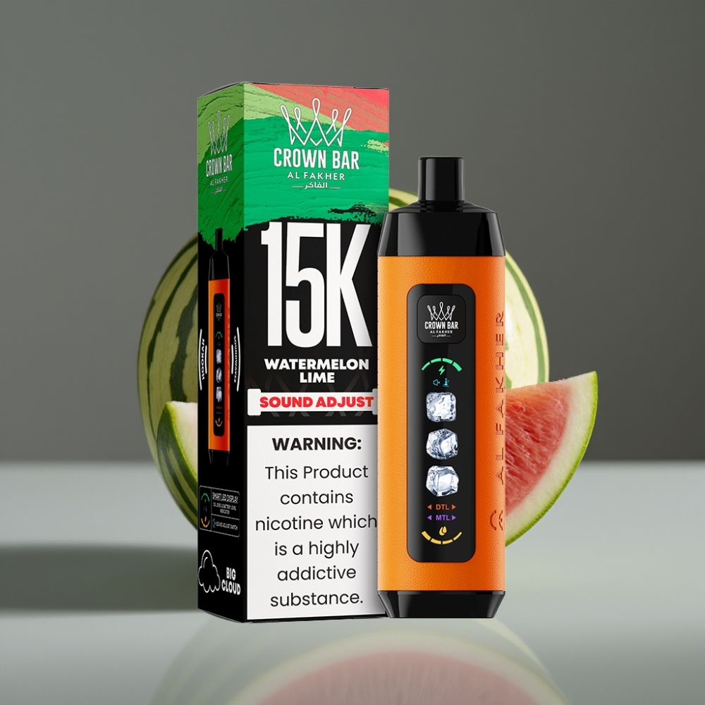 Al Fakher 15k Ice Adjust Clouds 15000 Puffs 22ml Watermelon Lime Disposable
