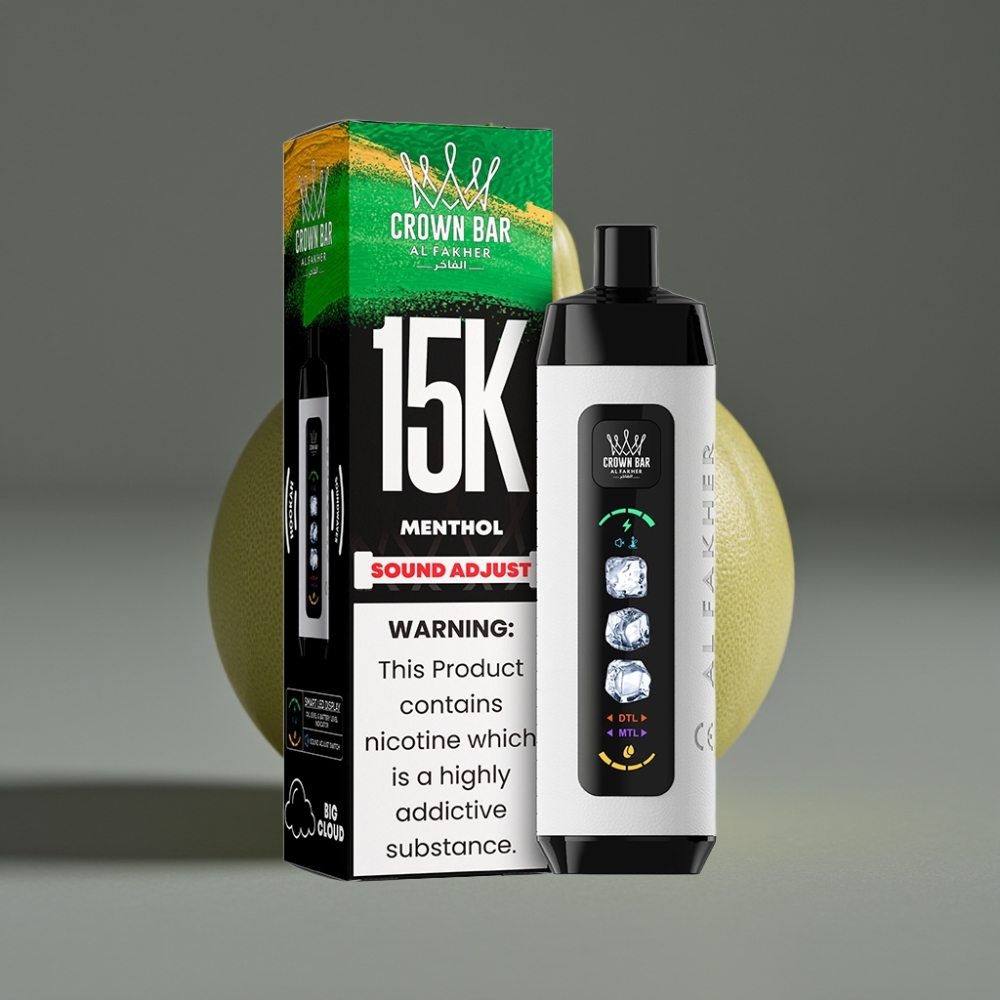 Al Fakher 15k Ice Adjust Clouds 22mL 15000 Puffs Menthol Disposable
