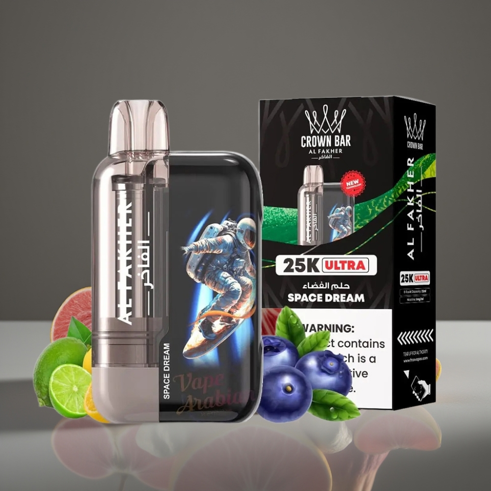 Al Fakher Crown Bar 25K Space Dream Mesh LED Type-C