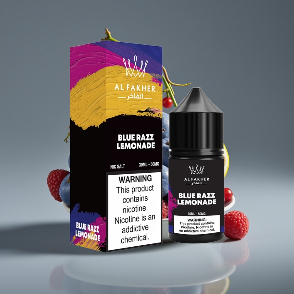 AL Fakher Nic Salt 50MG Blue Razz Lemonade 30ml