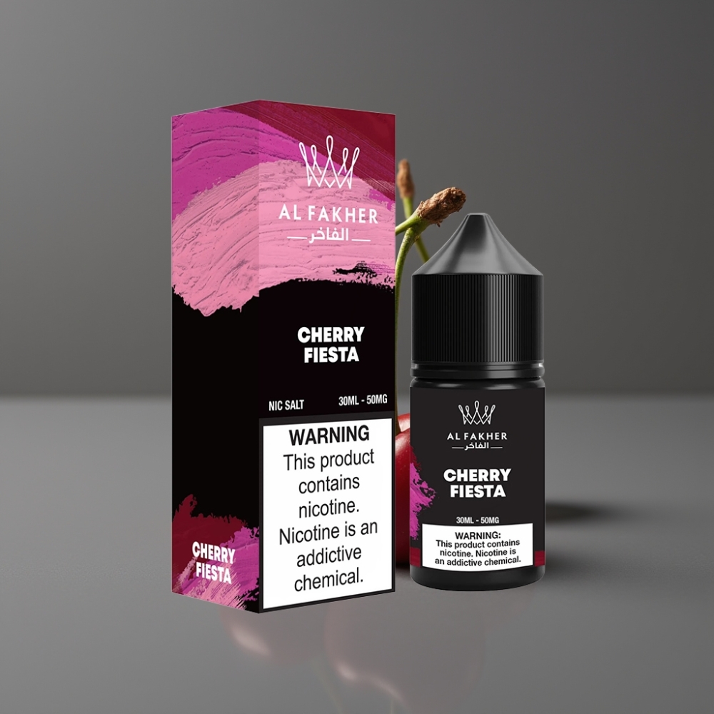 AL Fakher Nic Salt 50MG Cherry Fiesta 30ml Pod Liquid