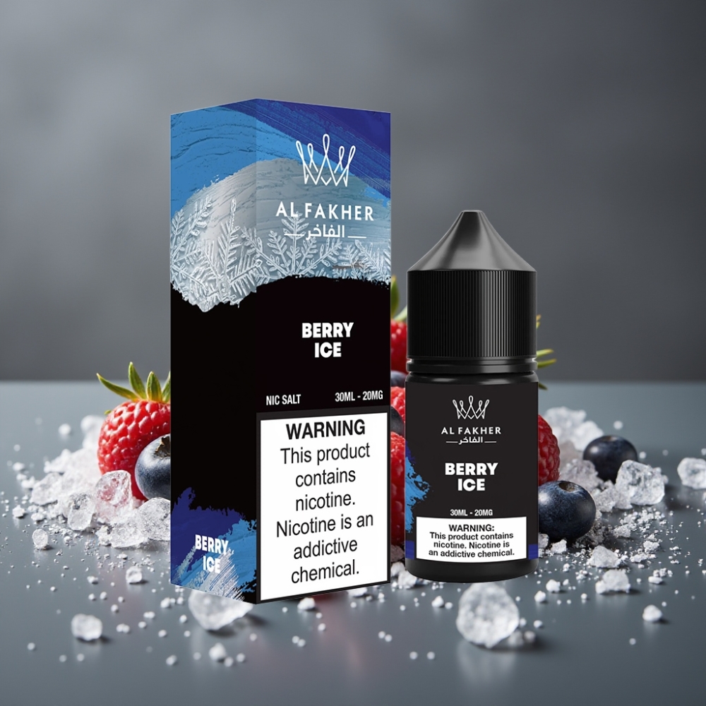 AL Fakher Nic Salt E-Liquid 30ml Berry Ice 20MG Pod Compatible