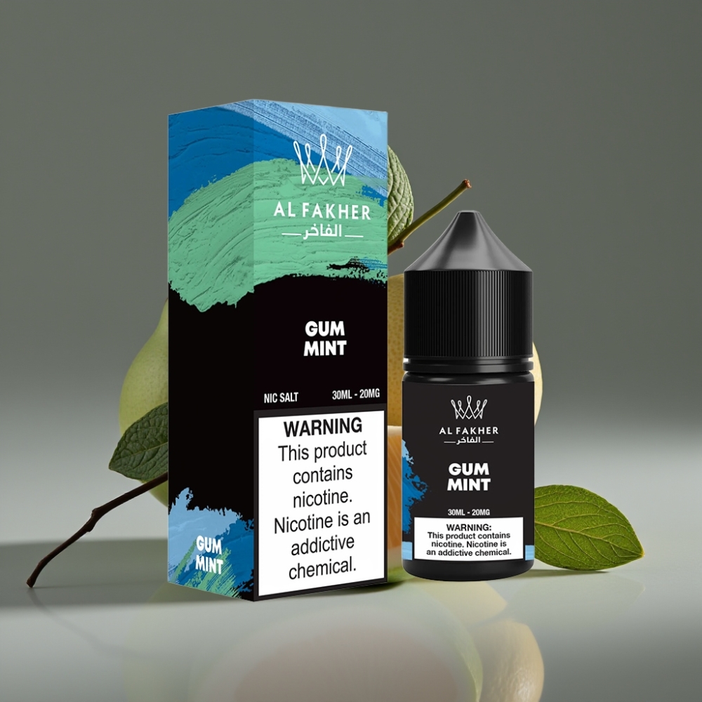 AL Fakher Nicotine Salt 30ml Gum Mint 20MG Pod E-Liquid