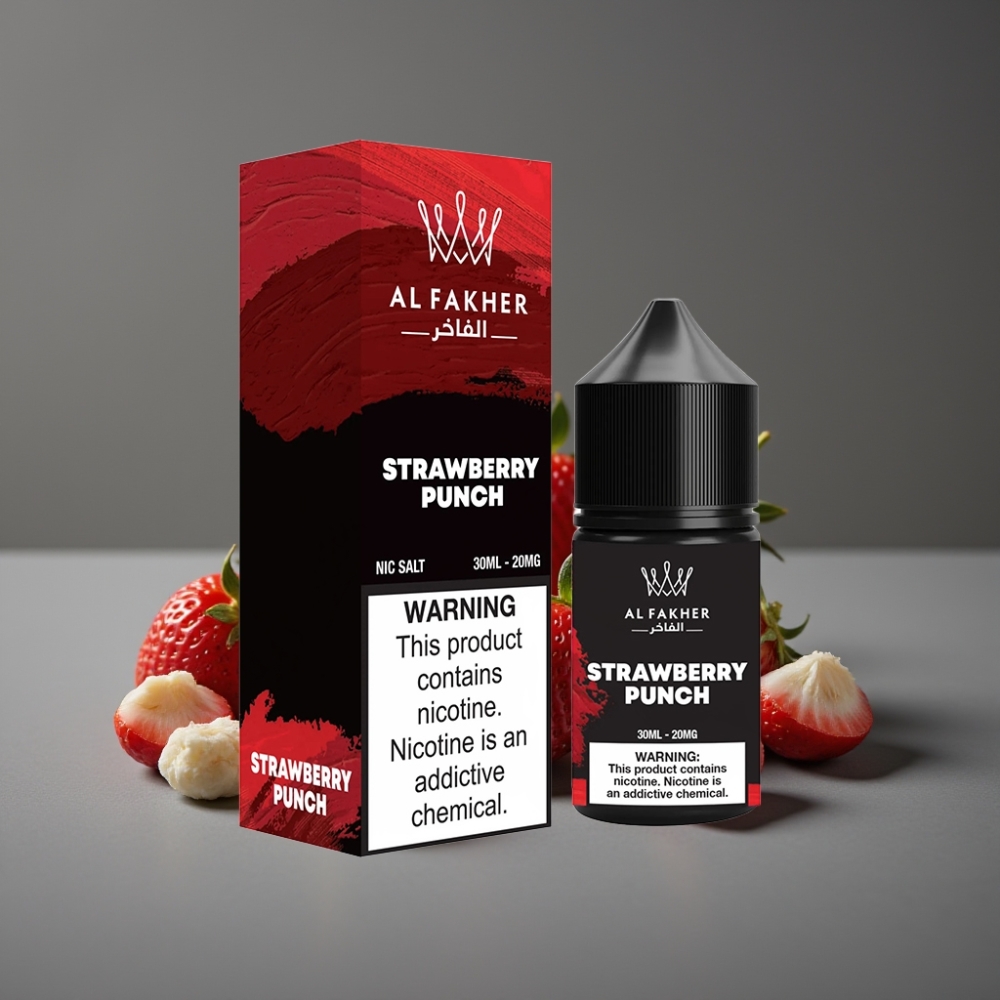 AL Fakher Nicotine Salt 30ml Strawberry Punch 20MG