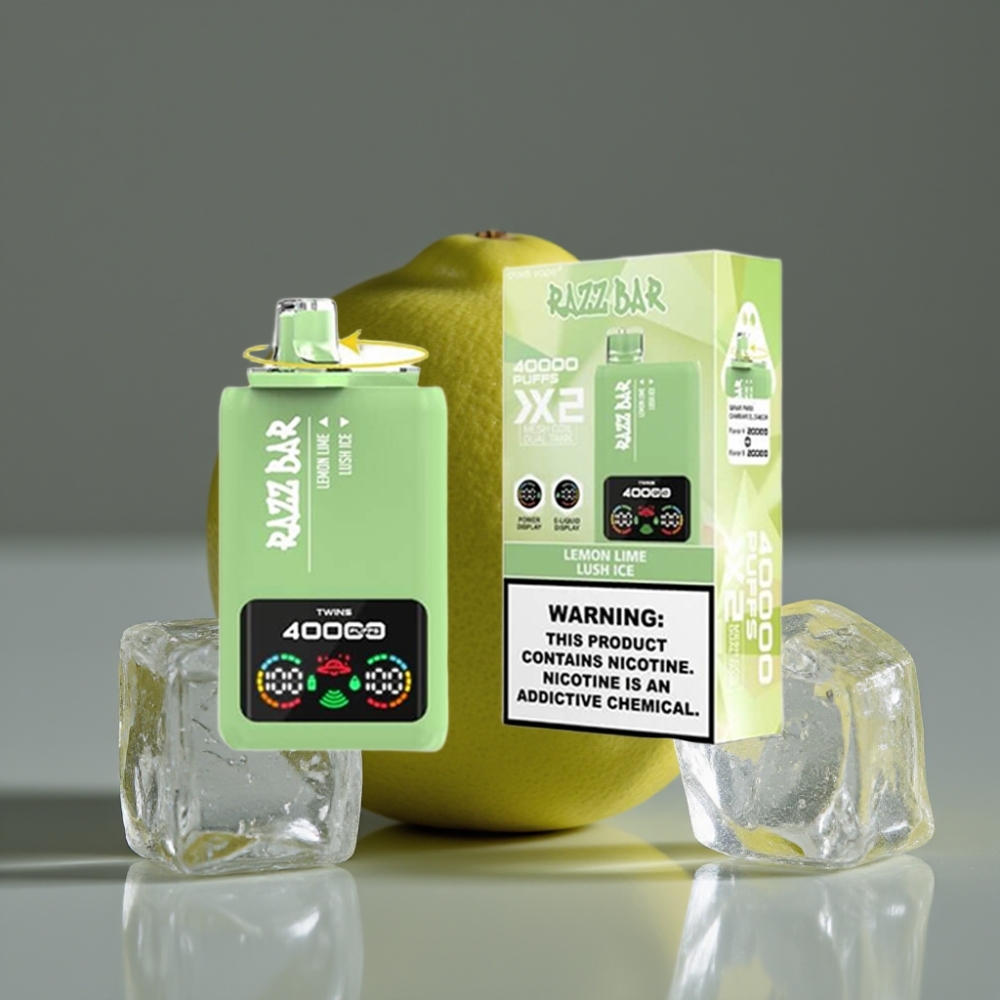 Razz Bar 40000 Puffs Mesh Coil LEMON LIME & LUSH ICE