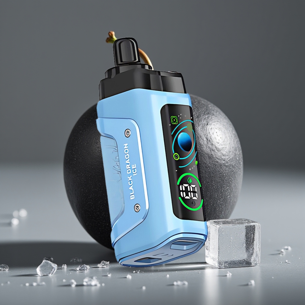 Razz Bar 45000 Puffs Mesh Airflow Black Dragon Ice