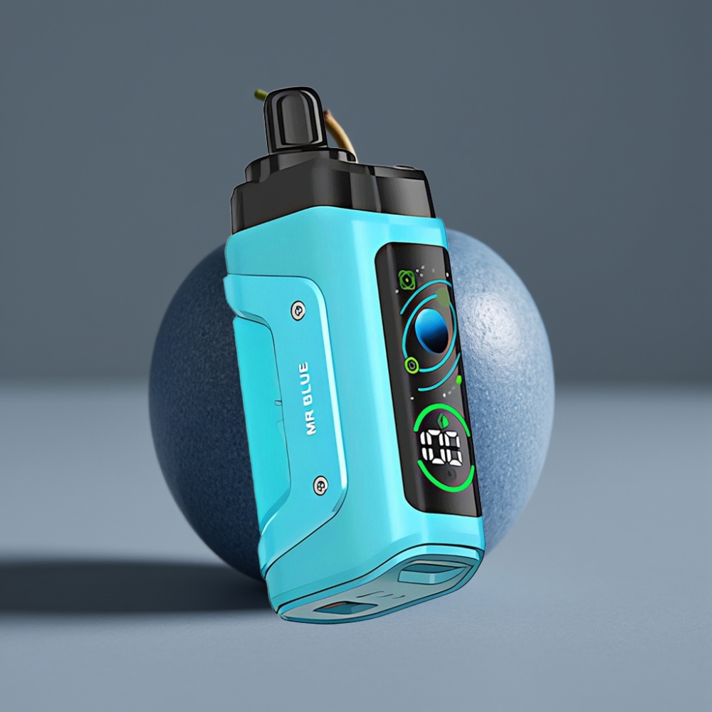 Razz Bar 45000 Puffs Mesh Airflow Mr Blue