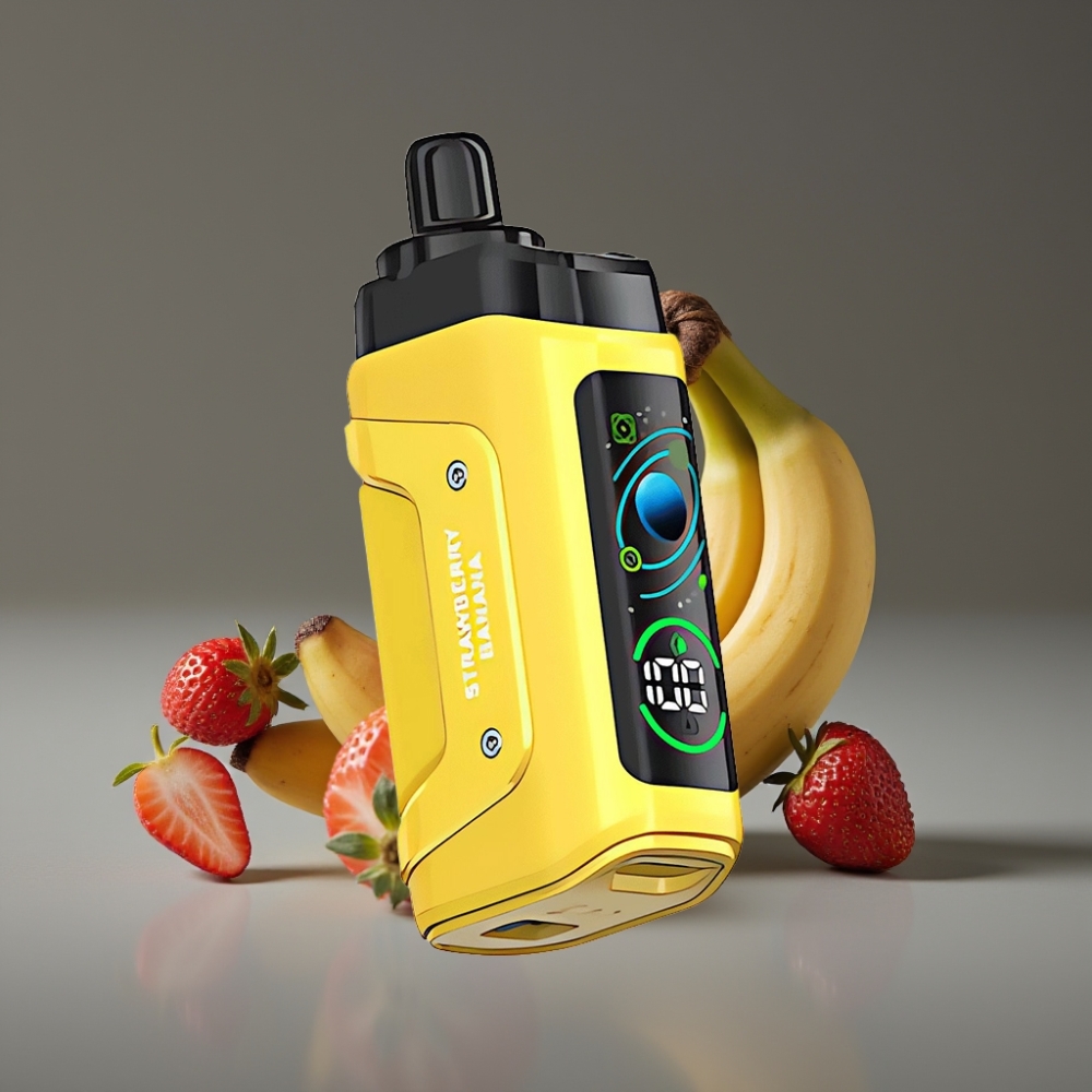 Razz Bar 45000 Puffs Strawberry Banana Mesh Airflow Disposable