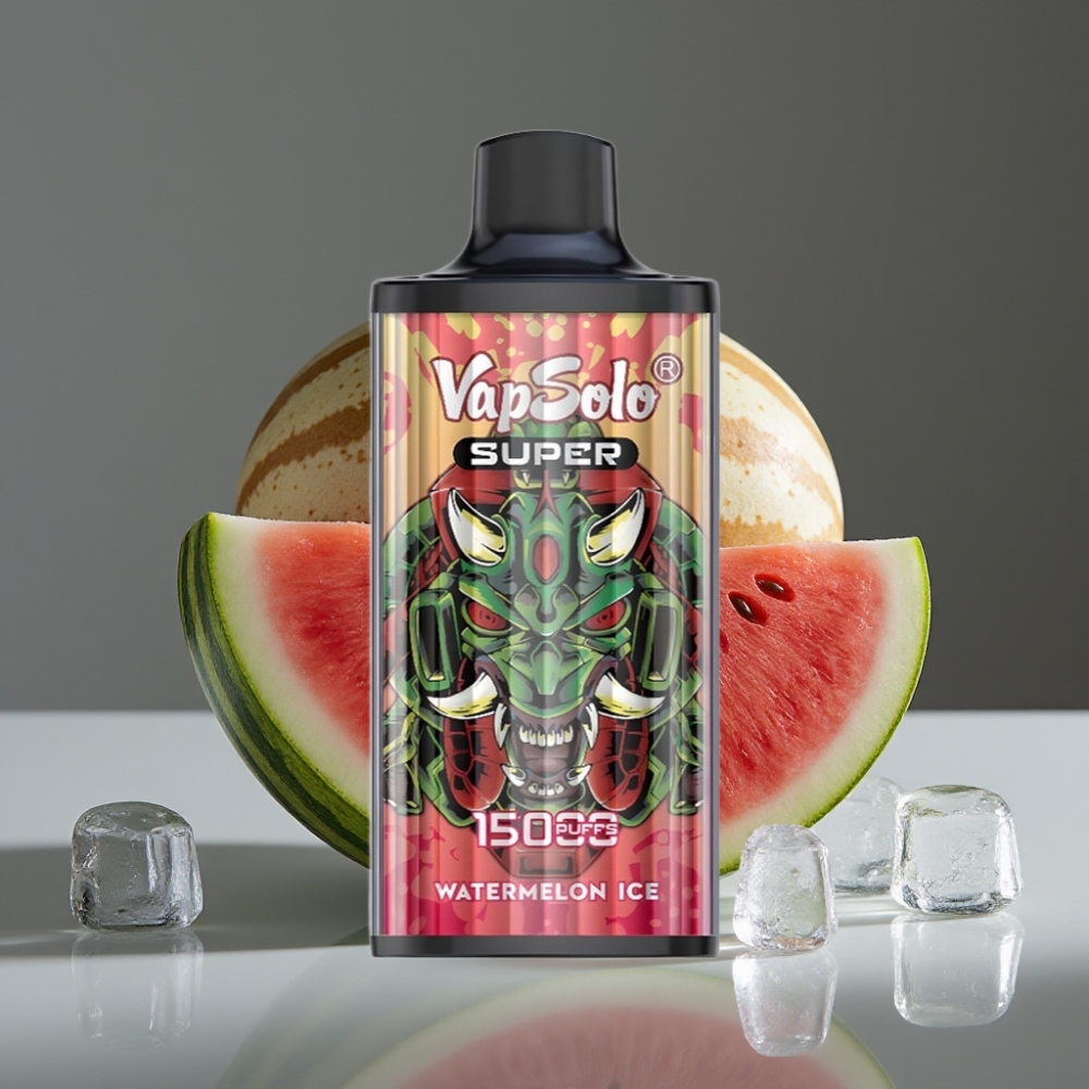 Vapsolo Super 15000 Puffs 40ml Watermelon Ice Type-C 850mAh