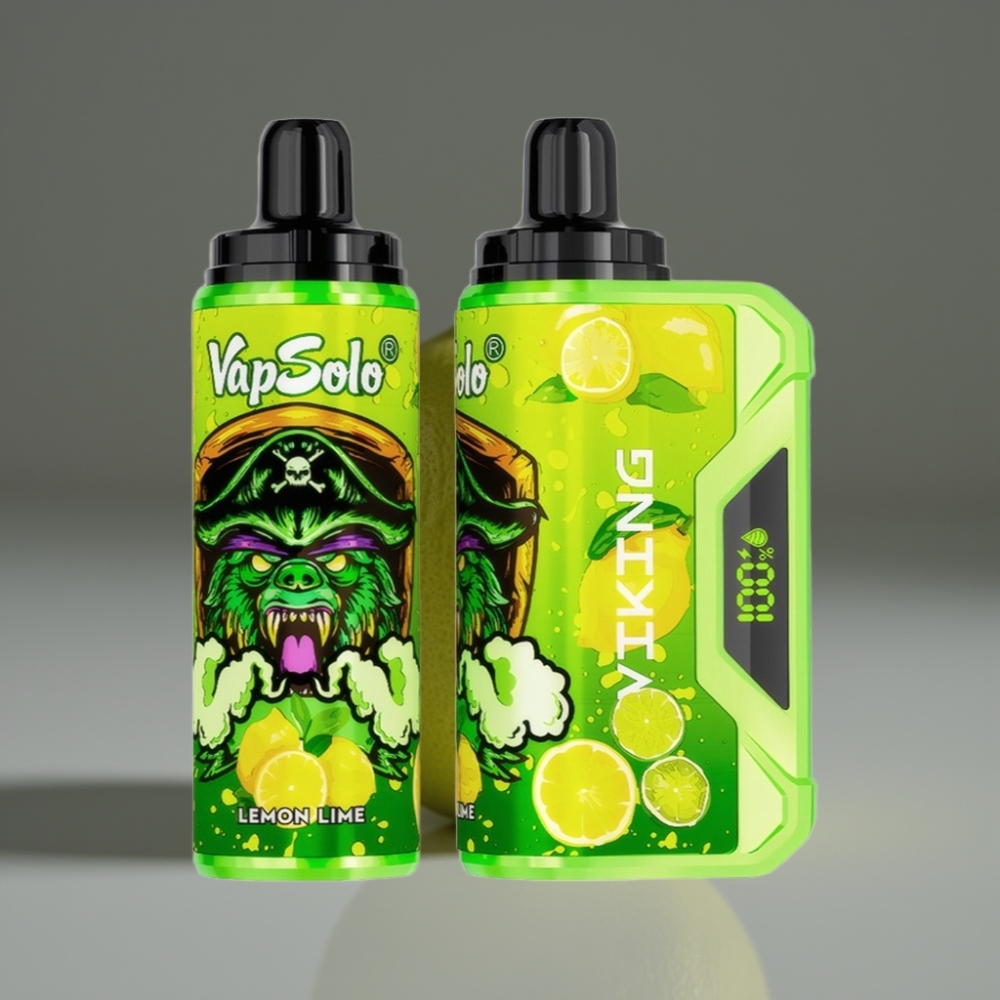 VapSolo VIKING 12000 Puffs 22mL Lemon Lime Disposable Vape