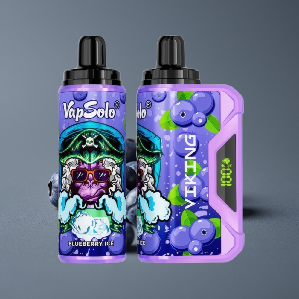 VapSolo VIKING 12000 Puffs 22ml Blueberry Disposable Vape