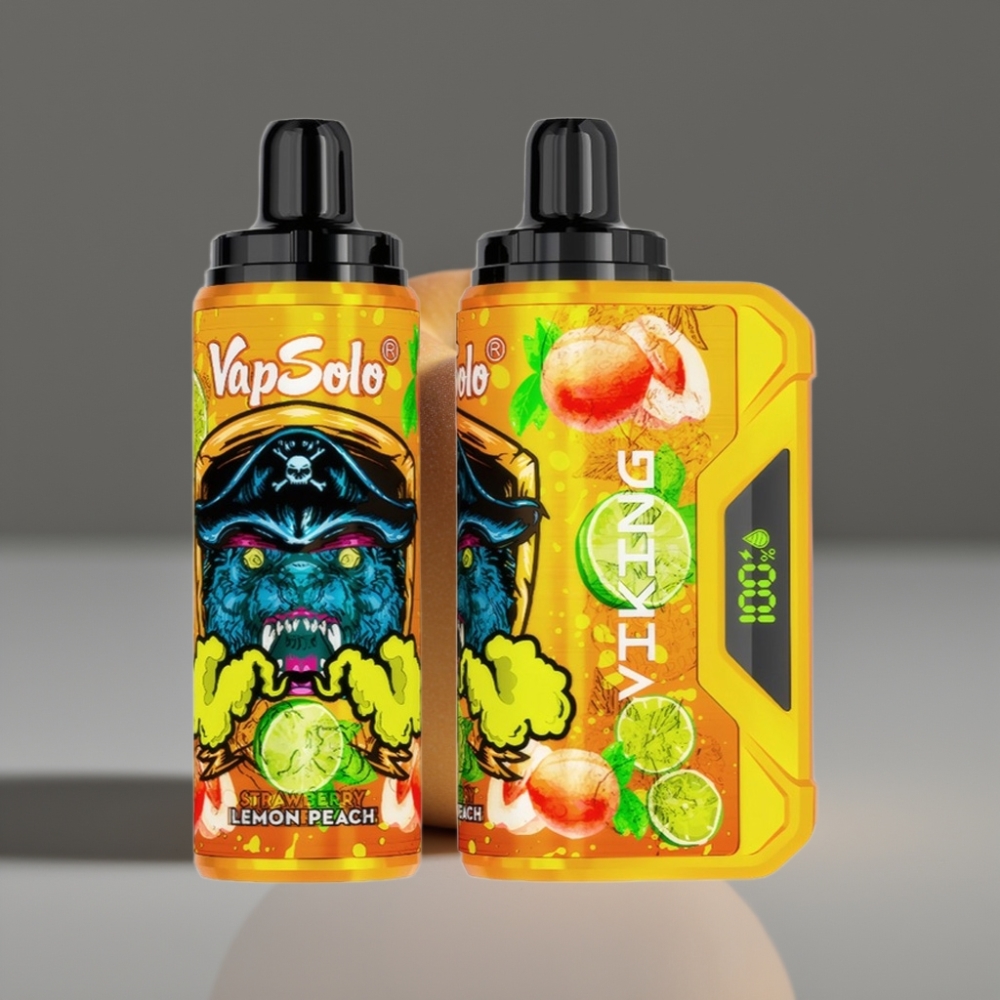 VapSolo VIKING 12000 Puffs 22ml Lemon Peach Disposable Vape