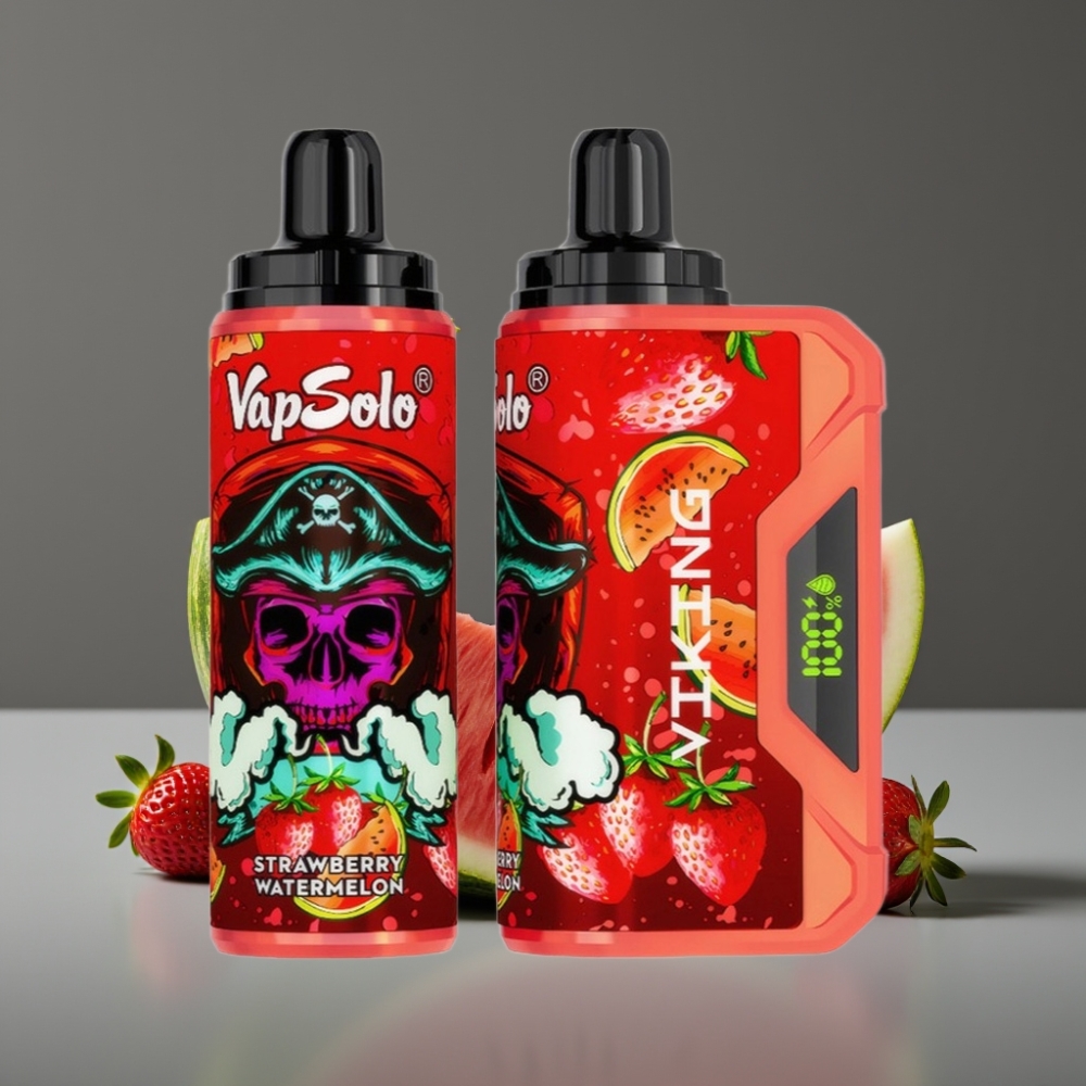VapSolo VIKING 12000 Puffs 22ml Strawberry Watermelon Disposable Vape