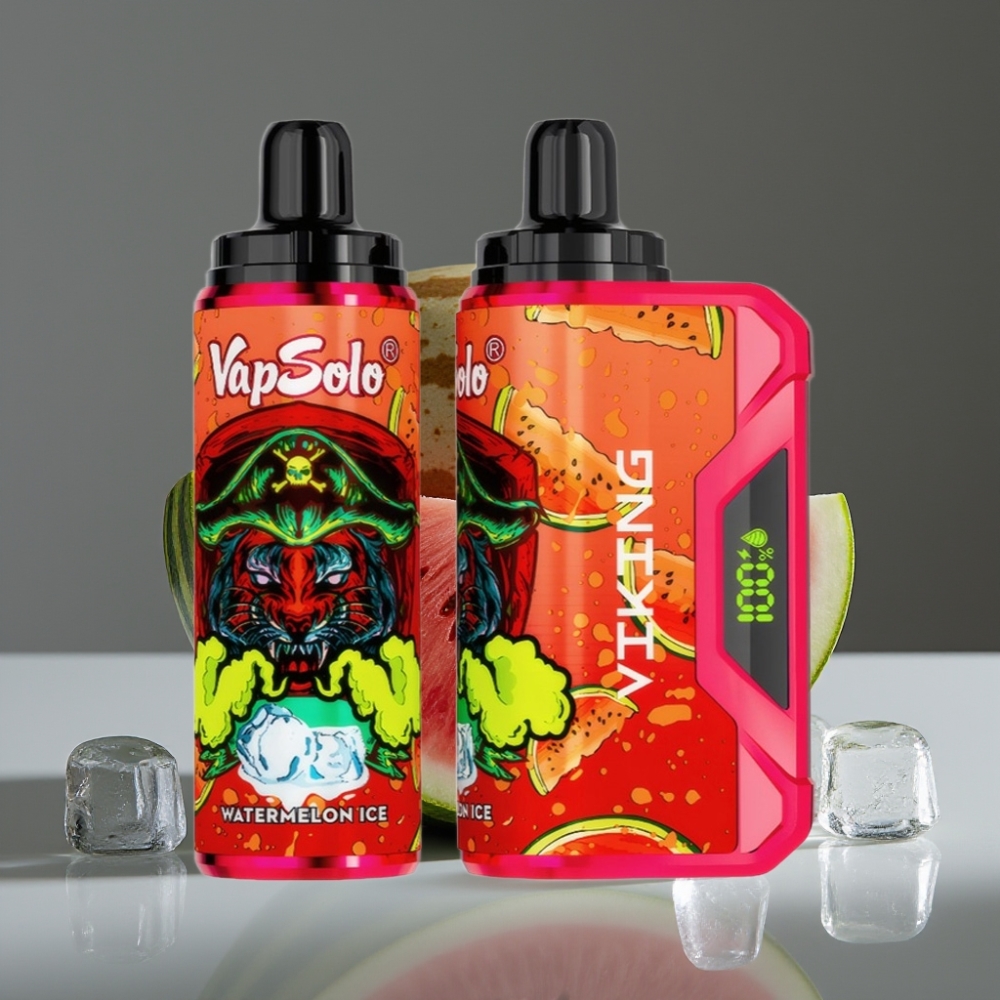 VapSolo VIKING 12000 Puffs 22ml Watermelon Ice Disposable Vape